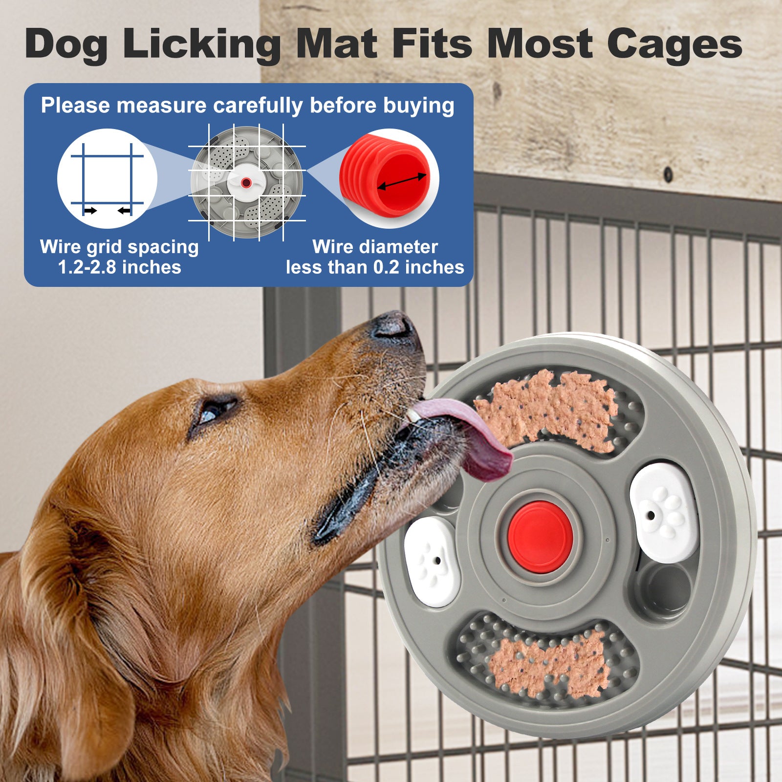 Dog Slow Feeder Device Pet Anti Suffocation Bowl 2 In 1 Treat Puzzle & Lick Mat Anti Slip And Large Capacity Feeder Pet Supplies